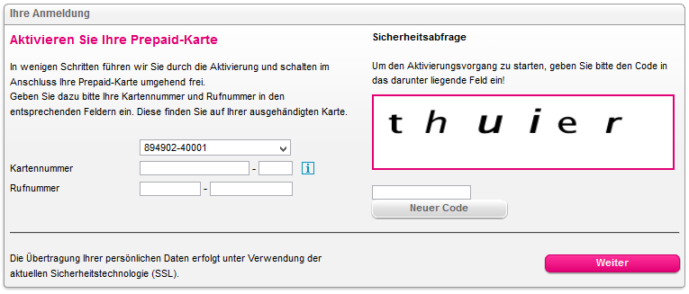 Telekom SIM Karte aktivieren